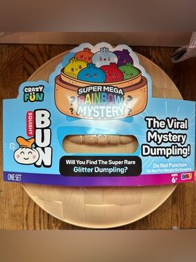 Crazy Fun ULTRA RARE SUPER MEGA Viral Dumpling Mystery Squishy Bao Bun NWT